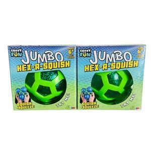VIRAL Squishy JUMBO Hex-A-Squish SQUISHY Ball 5" Squeezy Crazy Fun Tic Tok 2x